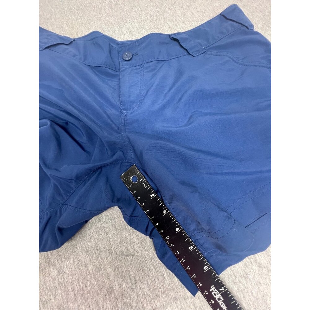 Columbia PFG Womens Size L Blue Performance Fishing Gear Shorts Zipper Pocket - Picture 9 of 10